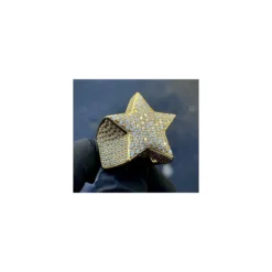 Bague Chevalière Star Yellow