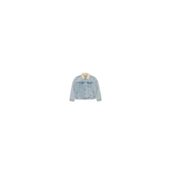 GUESS U.S.A. Blue Denim Sherpa Jacket