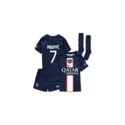 Kit PSG Jeune Enfant Domicile Stadium 22/23 Flocage Mbappé 7