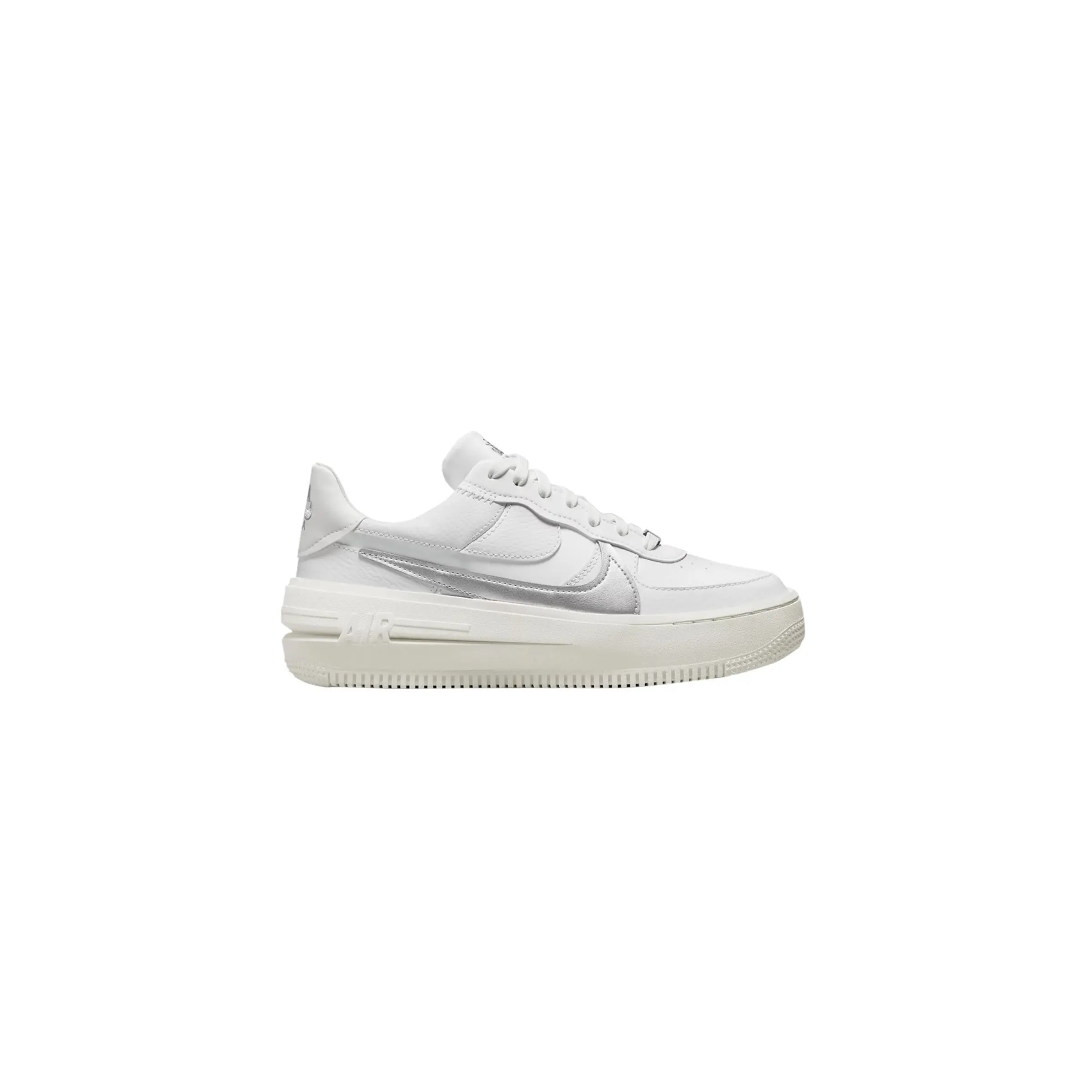 Nike Wmns Air Force 1 PLT.AF.ORM 'White Metallic Silver'